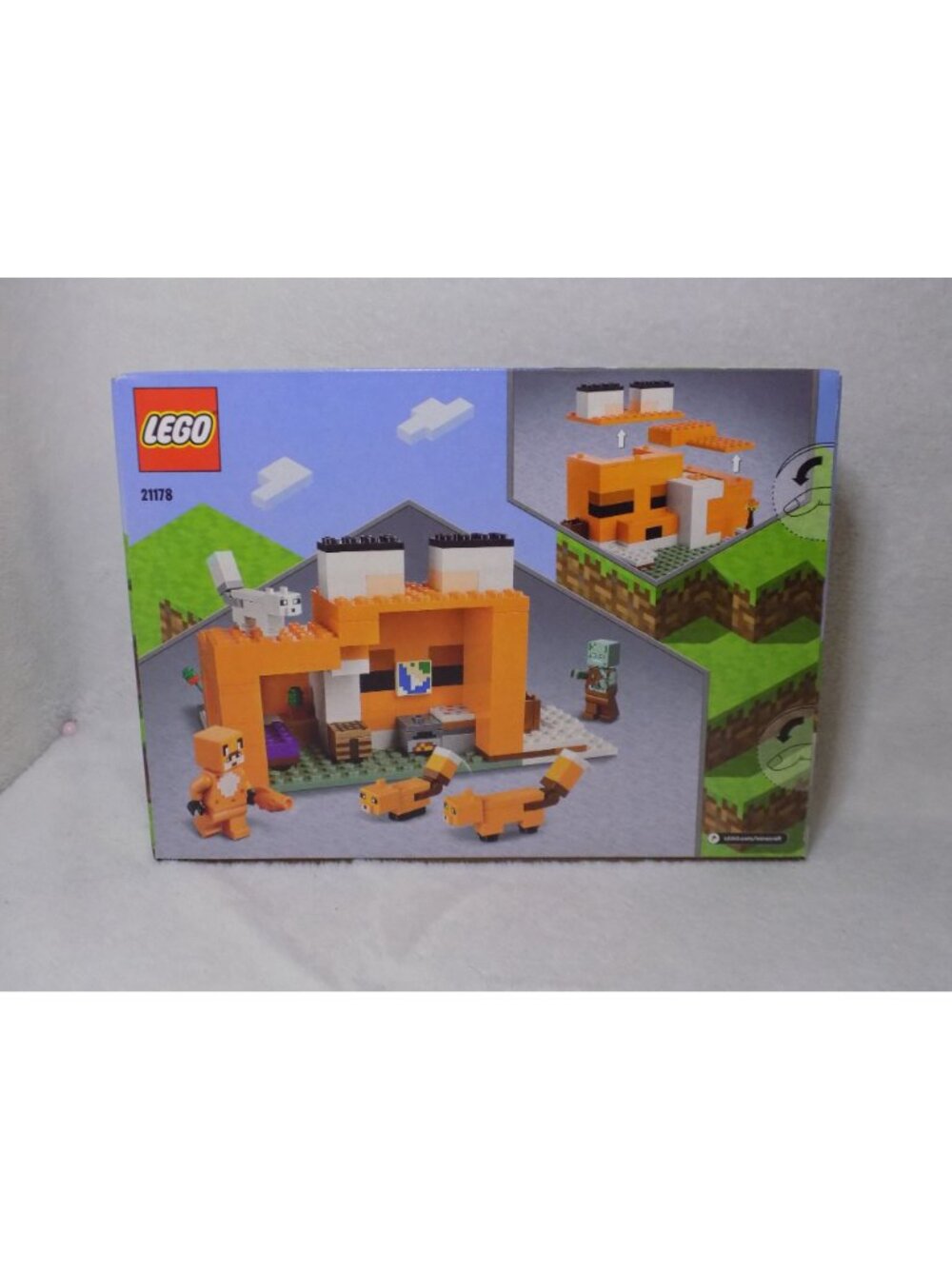 LEGO Minecraft the Fox Lodge House Animals Toy 21178 Building Toy Brand New - Picture 3 of 10